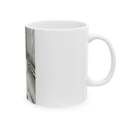 Bettie Page #756 (Vintage Female Icon) White Coffee Mug - Go Mug Yourself