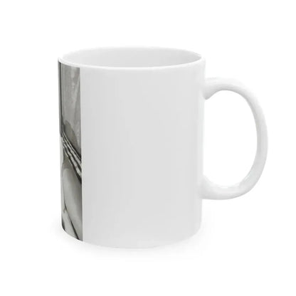 Bettie Page #756 (Vintage Female Icon) White Coffee Mug - Go Mug Yourself