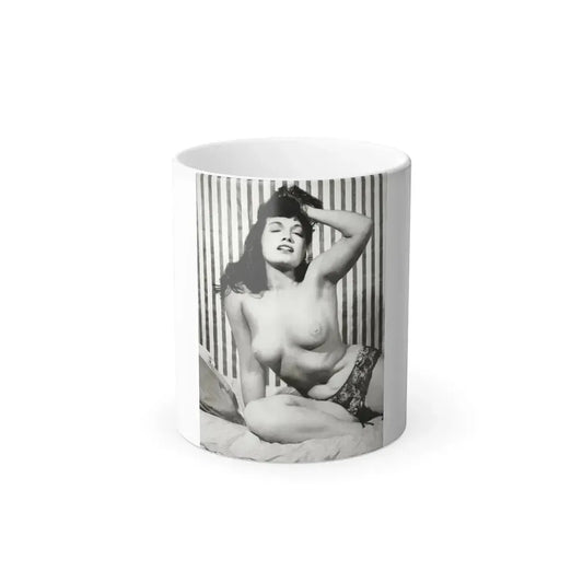 Bettie Page #757 (Vintage Female Icon) Color Changing Mug 11oz 11oz - Go Mug Yourself
