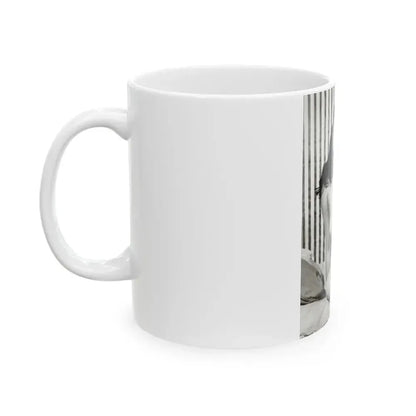 Bettie Page #757 (Vintage Female Icon) White Coffee Mug - Go Mug Yourself