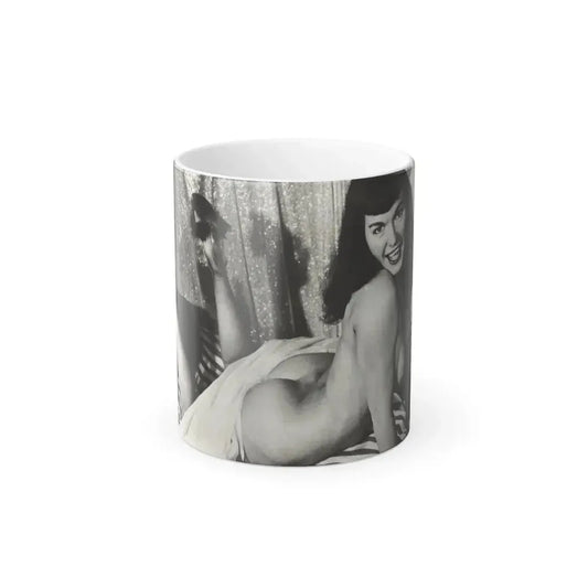 Bettie Page #758 (Vintage Female Icon) Color Changing Mug 11oz 11oz - Go Mug Yourself
