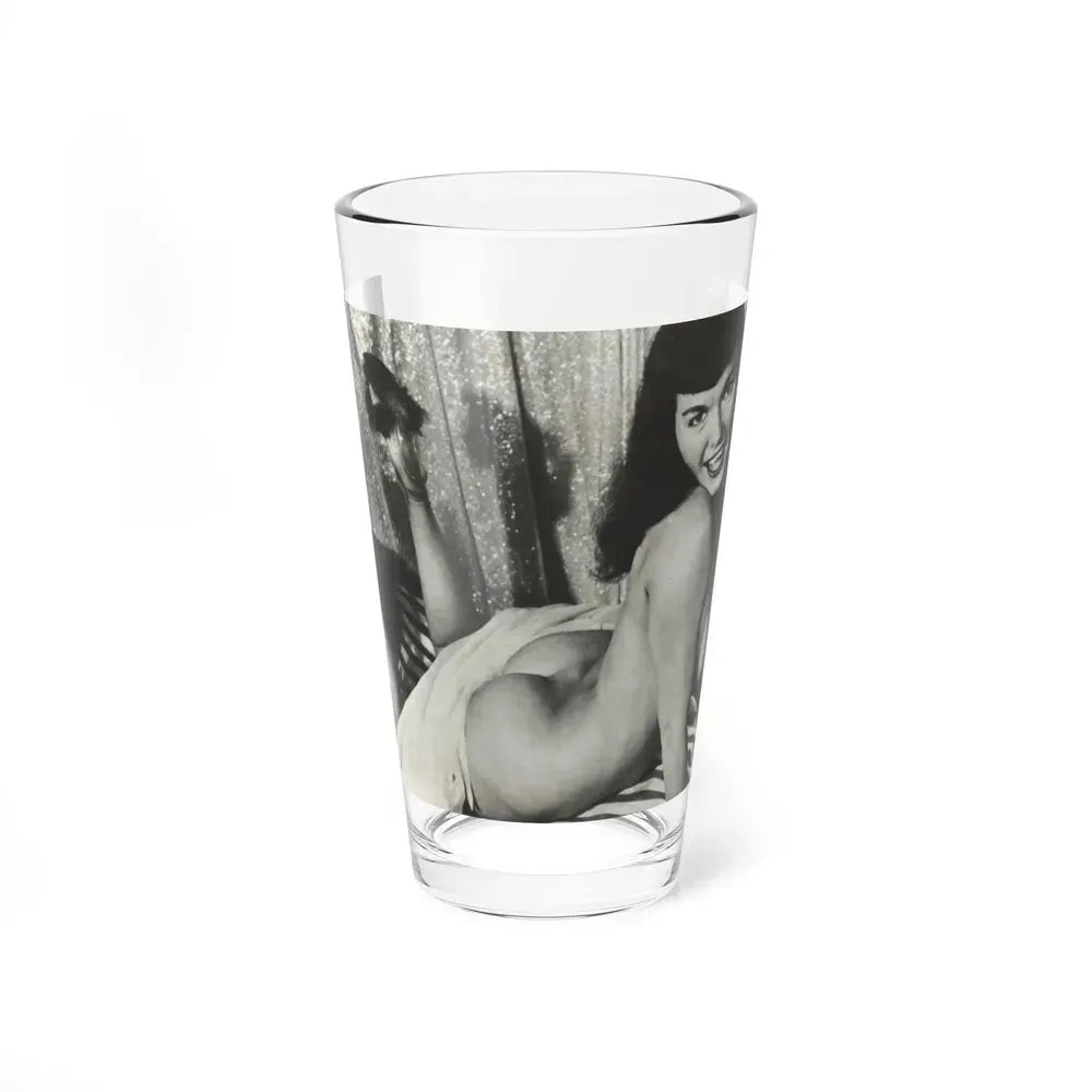 Bettie Page #758 (Vintage Female Icon) Pint Glass 16oz 16oz - Go Mug Yourself