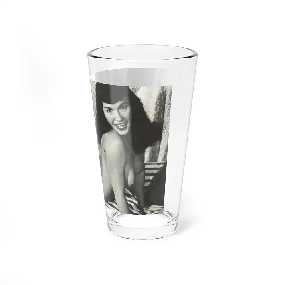 Bettie Page #758 (Vintage Female Icon) Pint Glass 16oz - Go Mug Yourself
