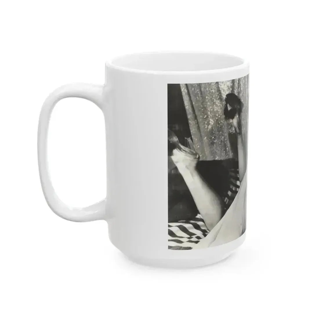 Bettie Page #758 (Vintage Female Icon) White Coffee Mug - Go Mug Yourself