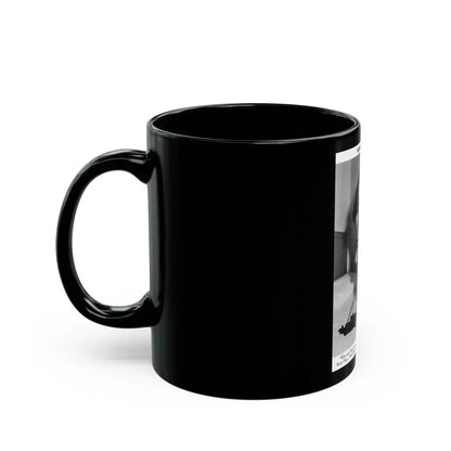 Bettie Page #760 (Vintage Female Icon) Black Coffee Mug - Go Mug Yourself