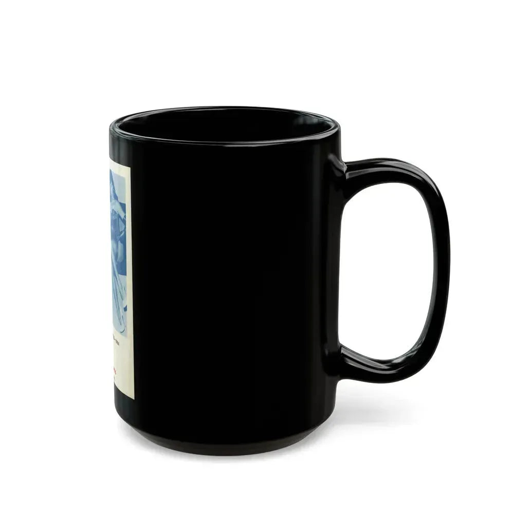 Bettie Page #763 (Vintage Female Icon) Black Coffee Mug - Go Mug Yourself