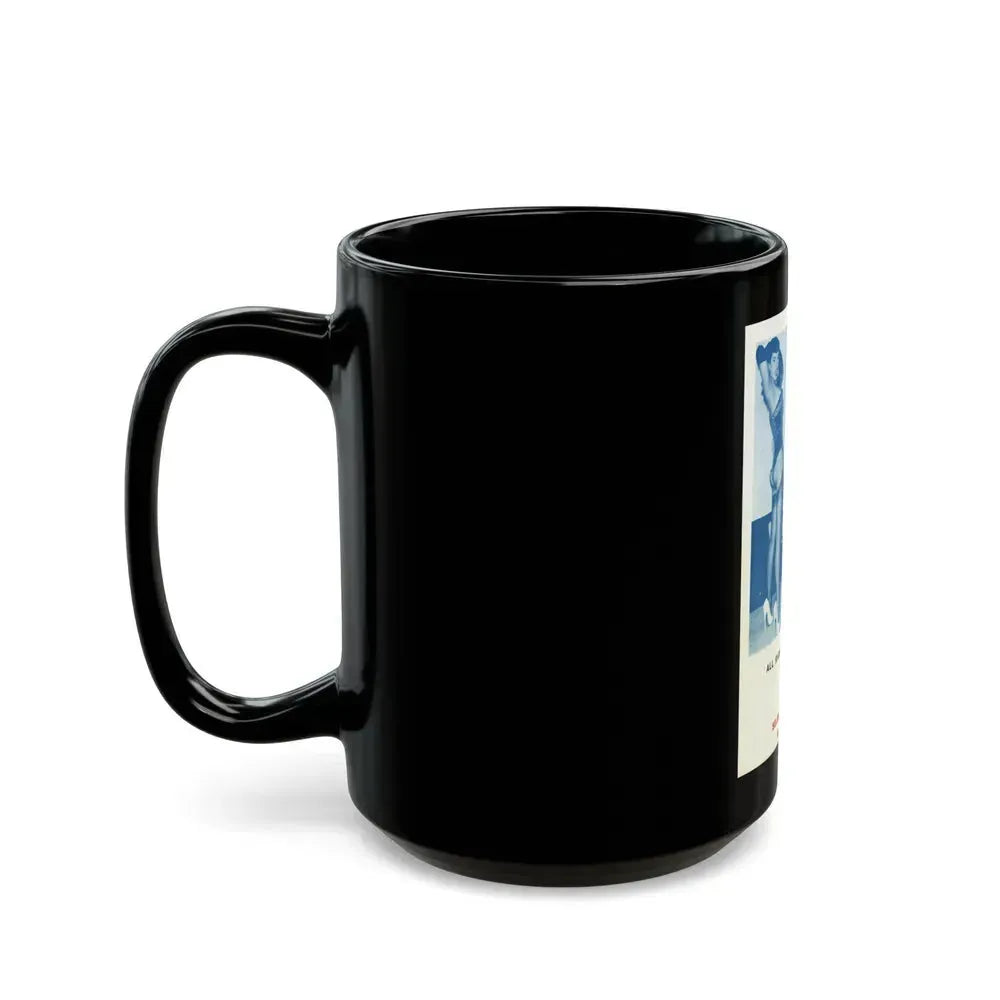 Bettie Page #763 (Vintage Female Icon) Black Coffee Mug - Go Mug Yourself