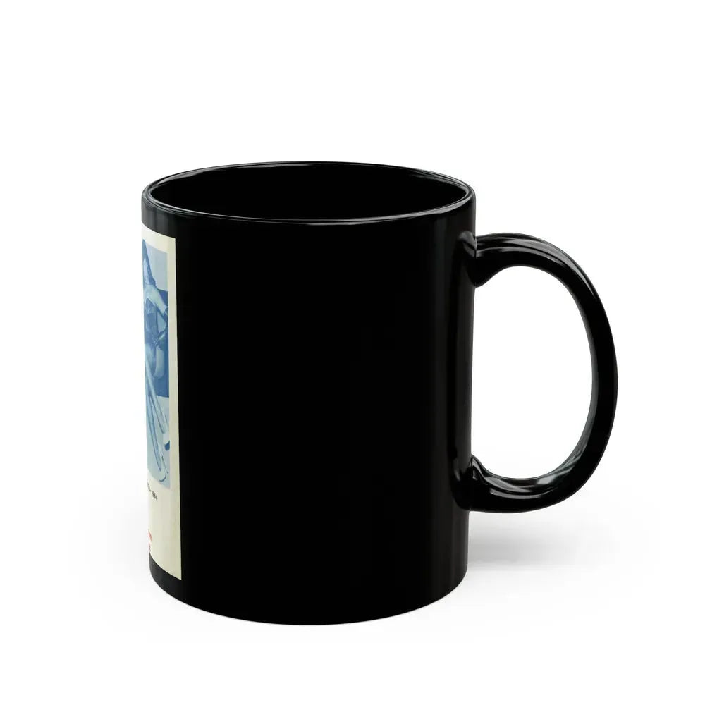 Bettie Page #763 (Vintage Female Icon) Black Coffee Mug - Go Mug Yourself