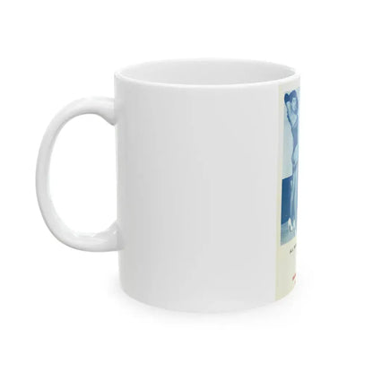 Bettie Page #763 (Vintage Female Icon) White Coffee Mug - Go Mug Yourself