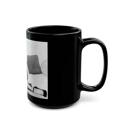Bettie Page #766 (Vintage Female Icon) Black Coffee Mug - Go Mug Yourself