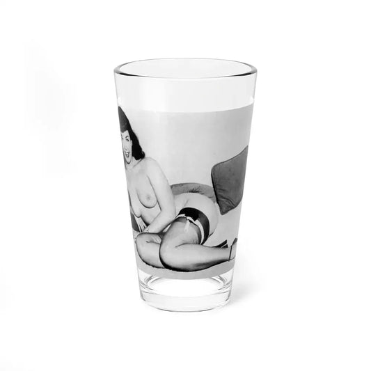 Bettie Page #766 (Vintage Female Icon) Pint Glass 16oz 16oz - Go Mug Yourself