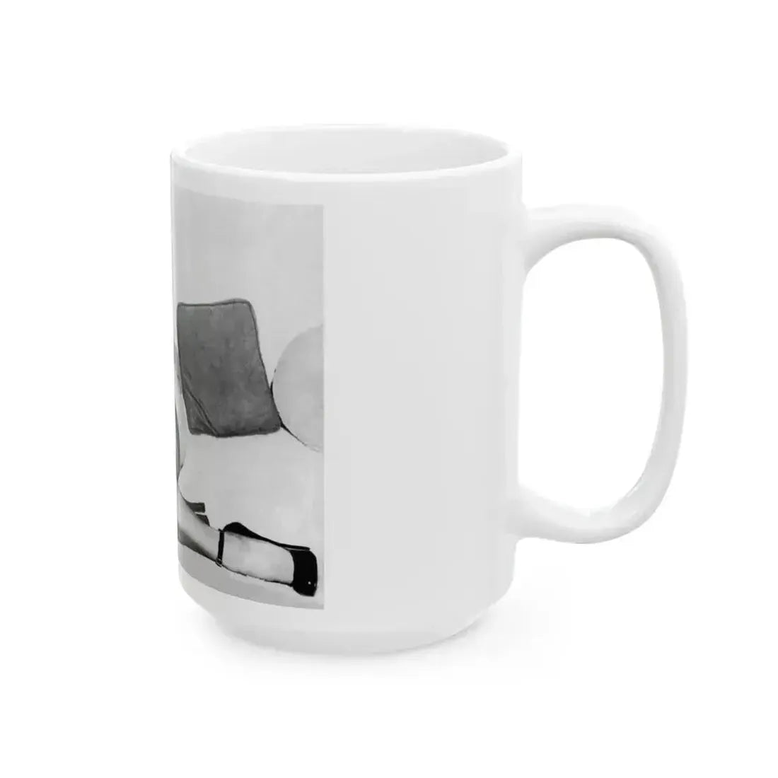 Bettie Page #766 (Vintage Female Icon) White Coffee Mug - Go Mug Yourself