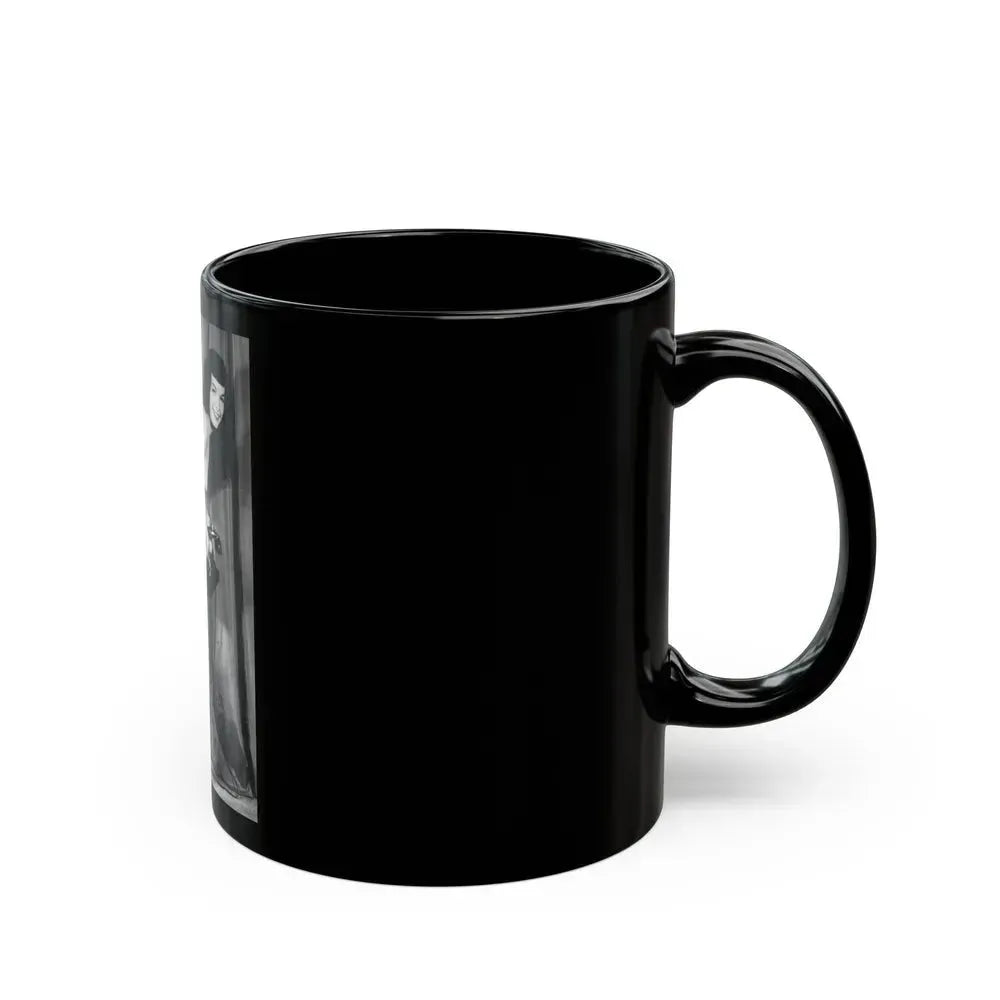 Bettie Page #780 (Vintage Female Icon) Black Coffee Mug - Go Mug Yourself