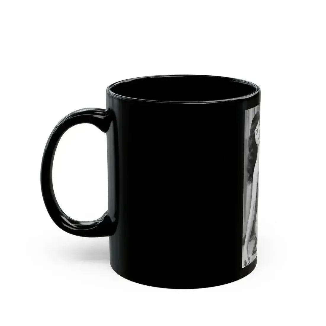 Bettie Page #781 (Vintage Female Icon) Black Coffee Mug - Go Mug Yourself