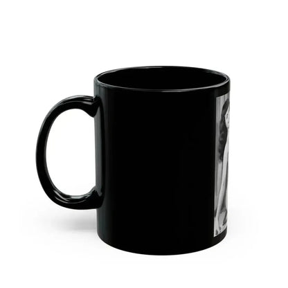 Bettie Page #781 (Vintage Female Icon) Black Coffee Mug - Go Mug Yourself