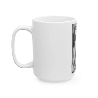 Bettie Page #781 (Vintage Female Icon) White Coffee Mug - Go Mug Yourself