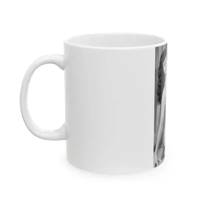 Bettie Page #781 (Vintage Female Icon) White Coffee Mug - Go Mug Yourself