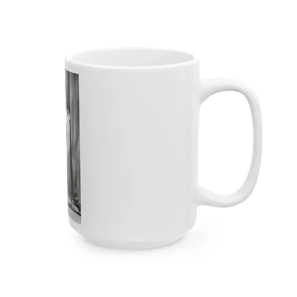 Bettie Page #782 (Vintage Female Icon) White Coffee Mug - Go Mug Yourself