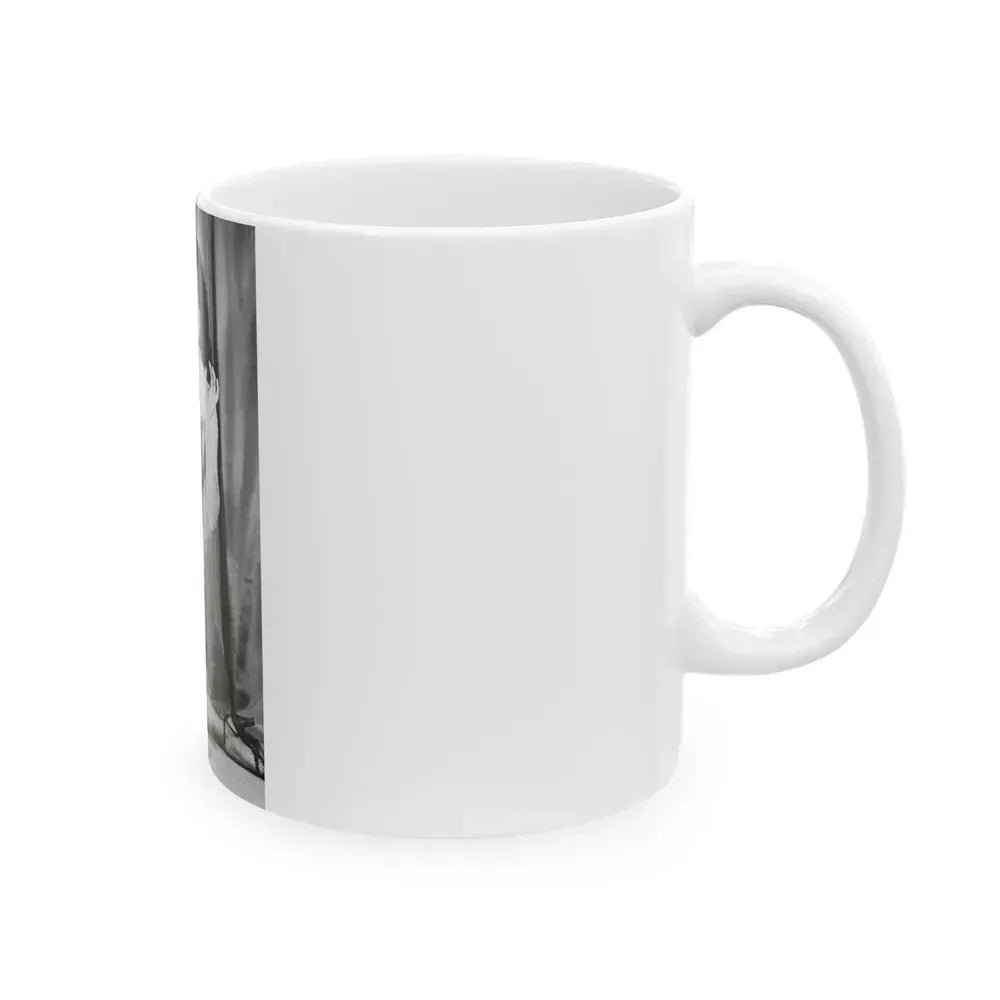 Bettie Page #782 (Vintage Female Icon) White Coffee Mug - Go Mug Yourself