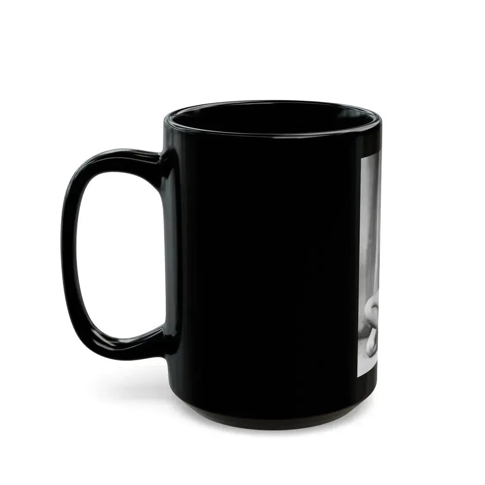 Bettie Page #783 (Vintage Female Icon) Black Coffee Mug - Go Mug Yourself