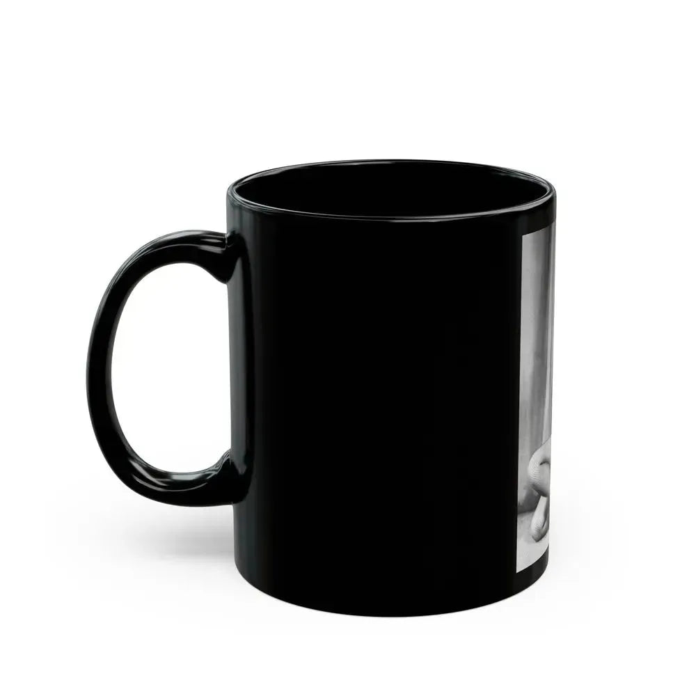 Bettie Page #783 (Vintage Female Icon) Black Coffee Mug - Go Mug Yourself