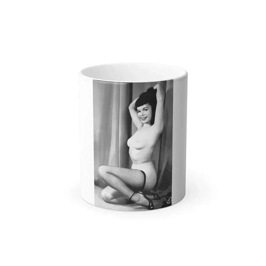 Bettie Page #783 (Vintage Female Icon) Color Changing Mug 11oz 11oz - Go Mug Yourself