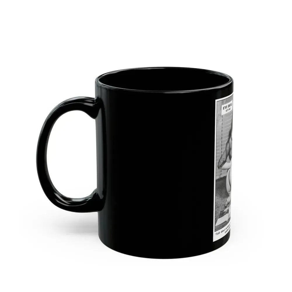 Bettie Page #784 (Vintage Female Icon) Black Coffee Mug - Go Mug Yourself