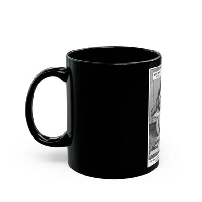 Bettie Page #784 (Vintage Female Icon) Black Coffee Mug - Go Mug Yourself