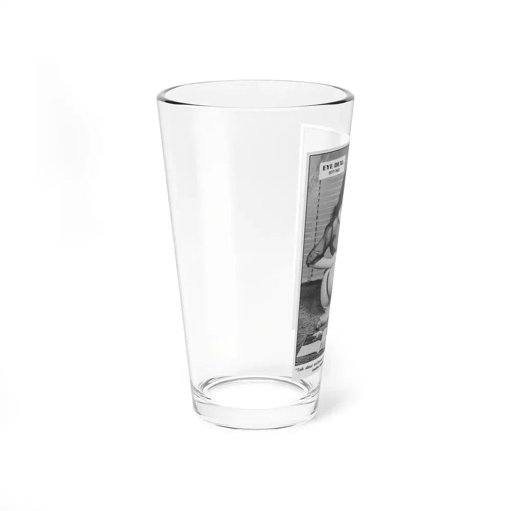 Bettie Page #784 (Vintage Female Icon) Pint Glass 16oz - Go Mug Yourself