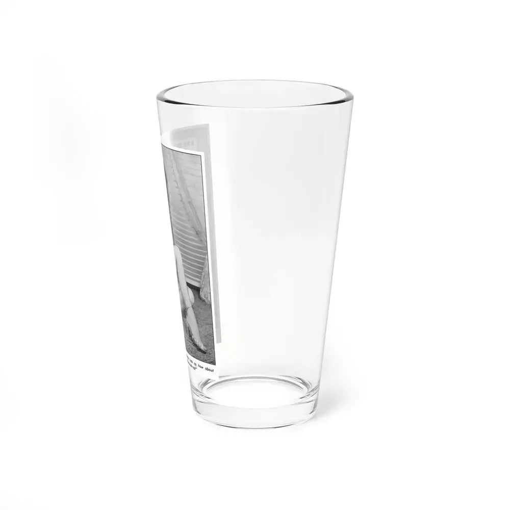 Bettie Page #784 (Vintage Female Icon) Pint Glass 16oz - Go Mug Yourself