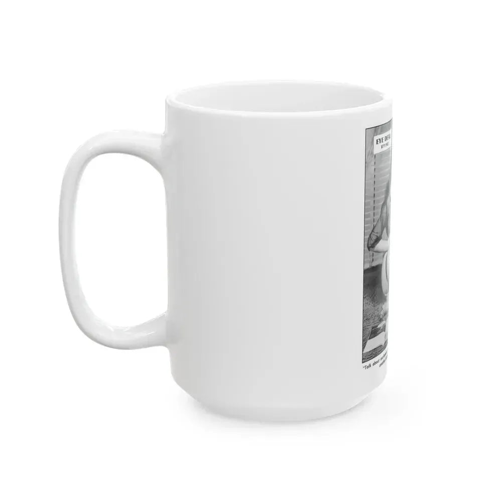 Bettie Page #784 (Vintage Female Icon) White Coffee Mug - Go Mug Yourself