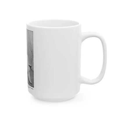 Bettie Page #784 (Vintage Female Icon) White Coffee Mug - Go Mug Yourself