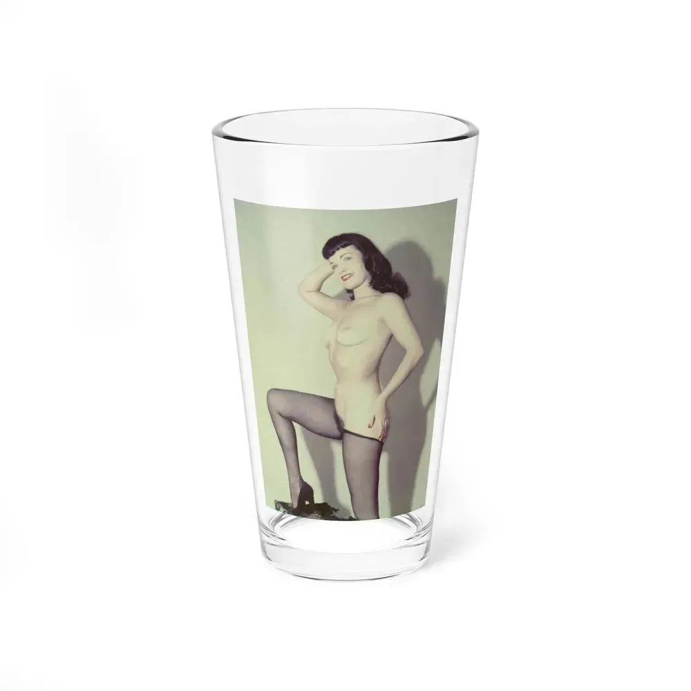 Bettie Page #786 (Vintage Female Icon) Pint Glass 16oz 16oz - Go Mug Yourself