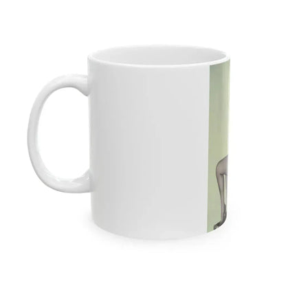 Bettie Page #786 (Vintage Female Icon) White Coffee Mug - Go Mug Yourself