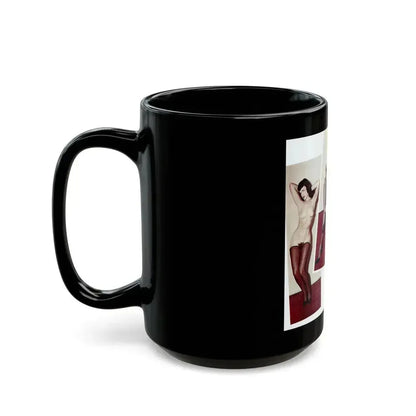 Bettie Page #787 (Vintage Female Icon) Black Coffee Mug - Go Mug Yourself
