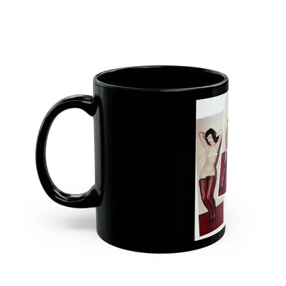 Bettie Page #787 (Vintage Female Icon) Black Coffee Mug - Go Mug Yourself