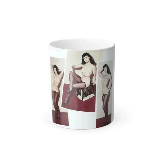 Bettie Page #787 (Vintage Female Icon) Color Changing Mug 11oz 11oz - Go Mug Yourself