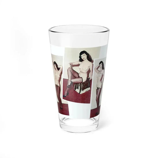 Bettie Page #787 (Vintage Female Icon) Pint Glass 16oz 16oz - Go Mug Yourself