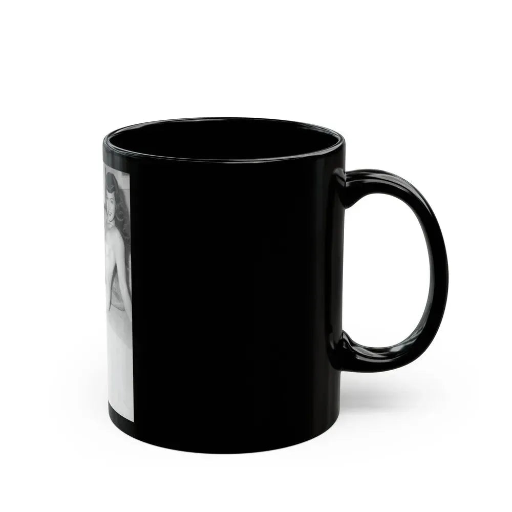 Bettie Page #789 (Vintage Female Icon) Black Coffee Mug - Go Mug Yourself