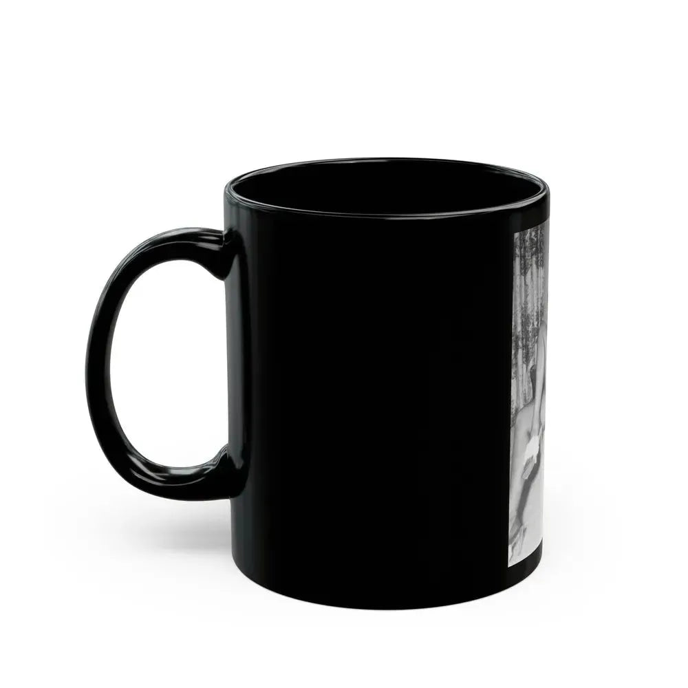Bettie Page #789 (Vintage Female Icon) Black Coffee Mug - Go Mug Yourself