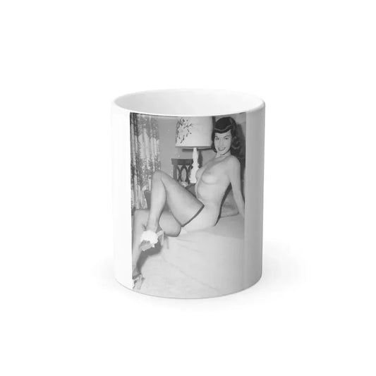 Bettie Page #789 (Vintage Female Icon) Color Changing Mug 11oz 11oz - Go Mug Yourself