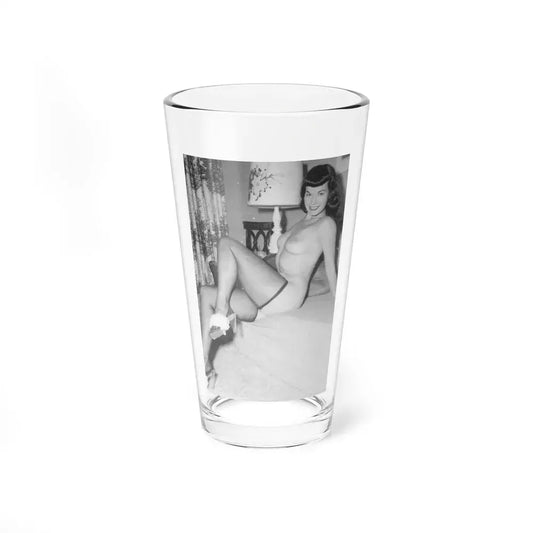 Bettie Page #789 (Vintage Female Icon) Pint Glass 16oz 16oz - Go Mug Yourself