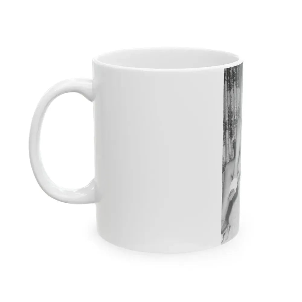Bettie Page #789 (Vintage Female Icon) White Coffee Mug - Go Mug Yourself