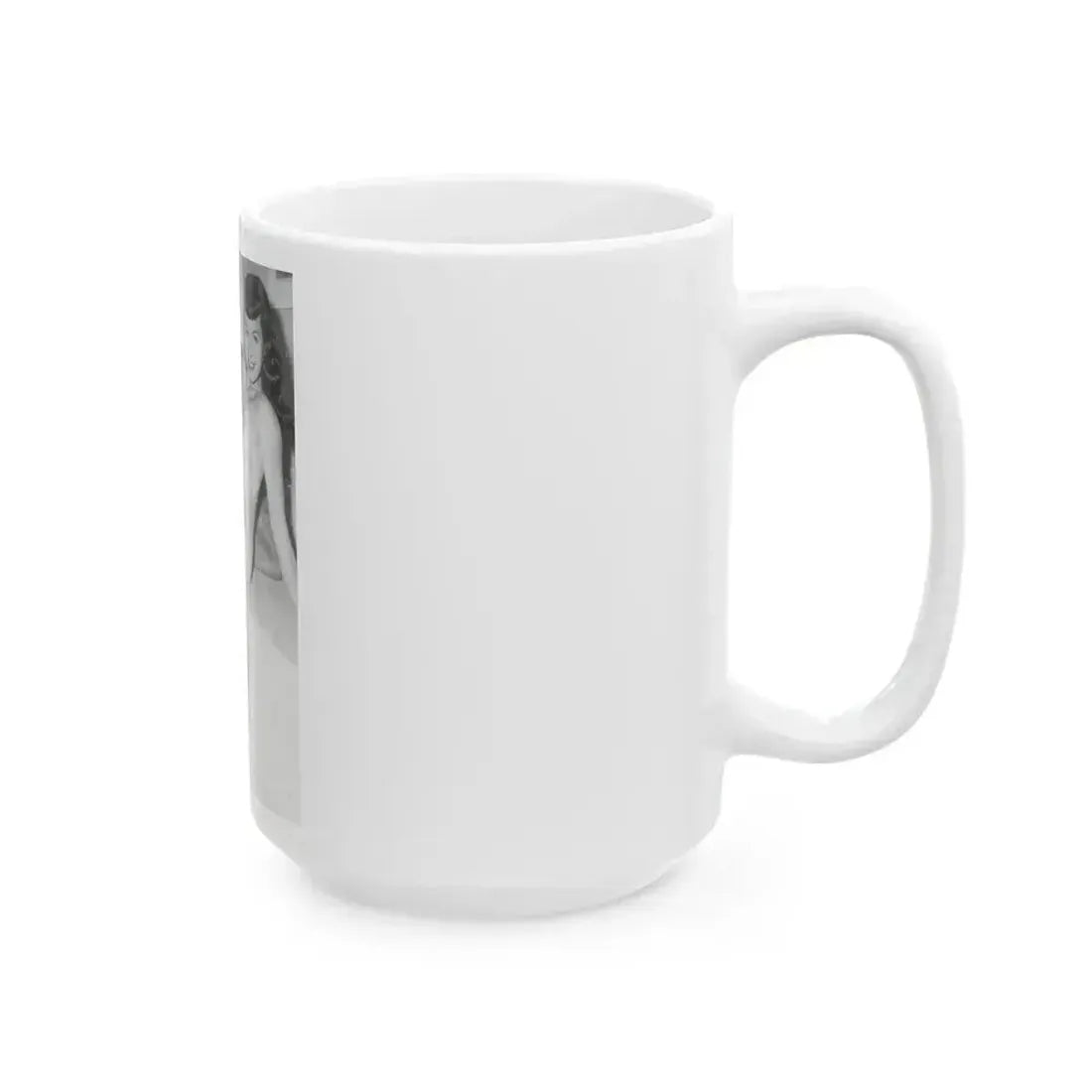 Bettie Page #789 (Vintage Female Icon) White Coffee Mug - Go Mug Yourself