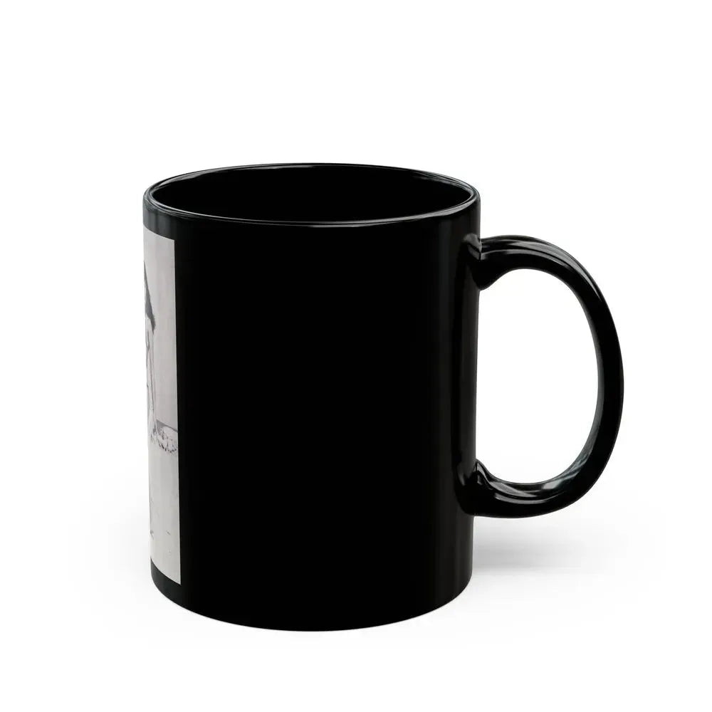 Bettie Page #79 (Vintage Female Icon) Black Coffee Mug - Go Mug Yourself