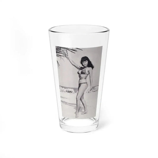 Bettie Page #79 (Vintage Female Icon) Pint Glass 16oz 16oz - Go Mug Yourself