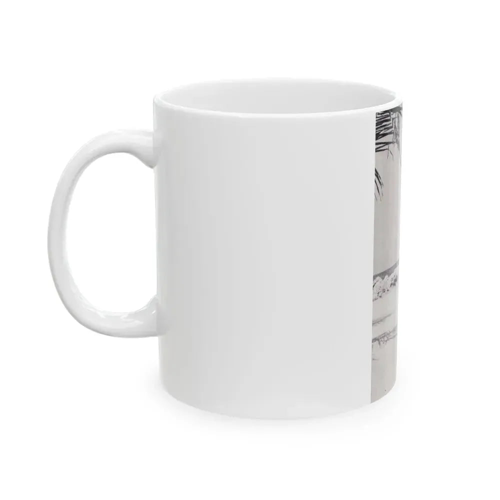 Bettie Page #79 (Vintage Female Icon) White Coffee Mug - Go Mug Yourself