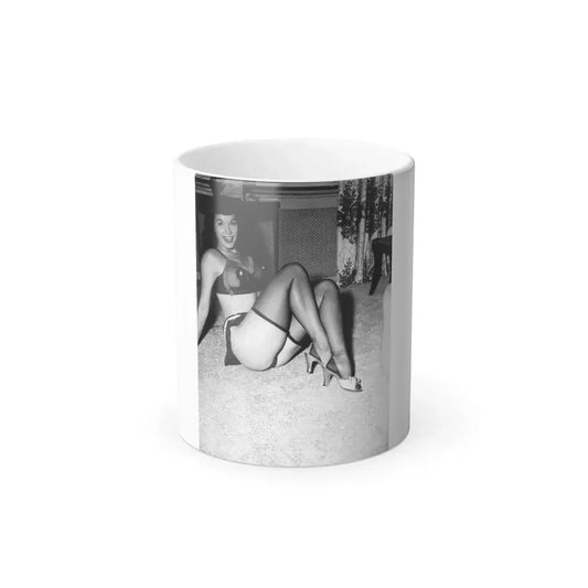 Bettie Page #791 (Vintage Female Icon) Color Changing Mug 11oz 11oz - Go Mug Yourself