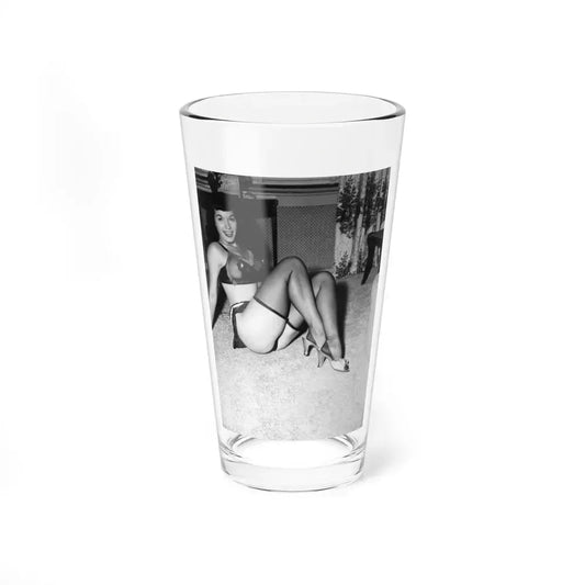 Bettie Page #791 (Vintage Female Icon) Pint Glass 16oz 16oz - Go Mug Yourself