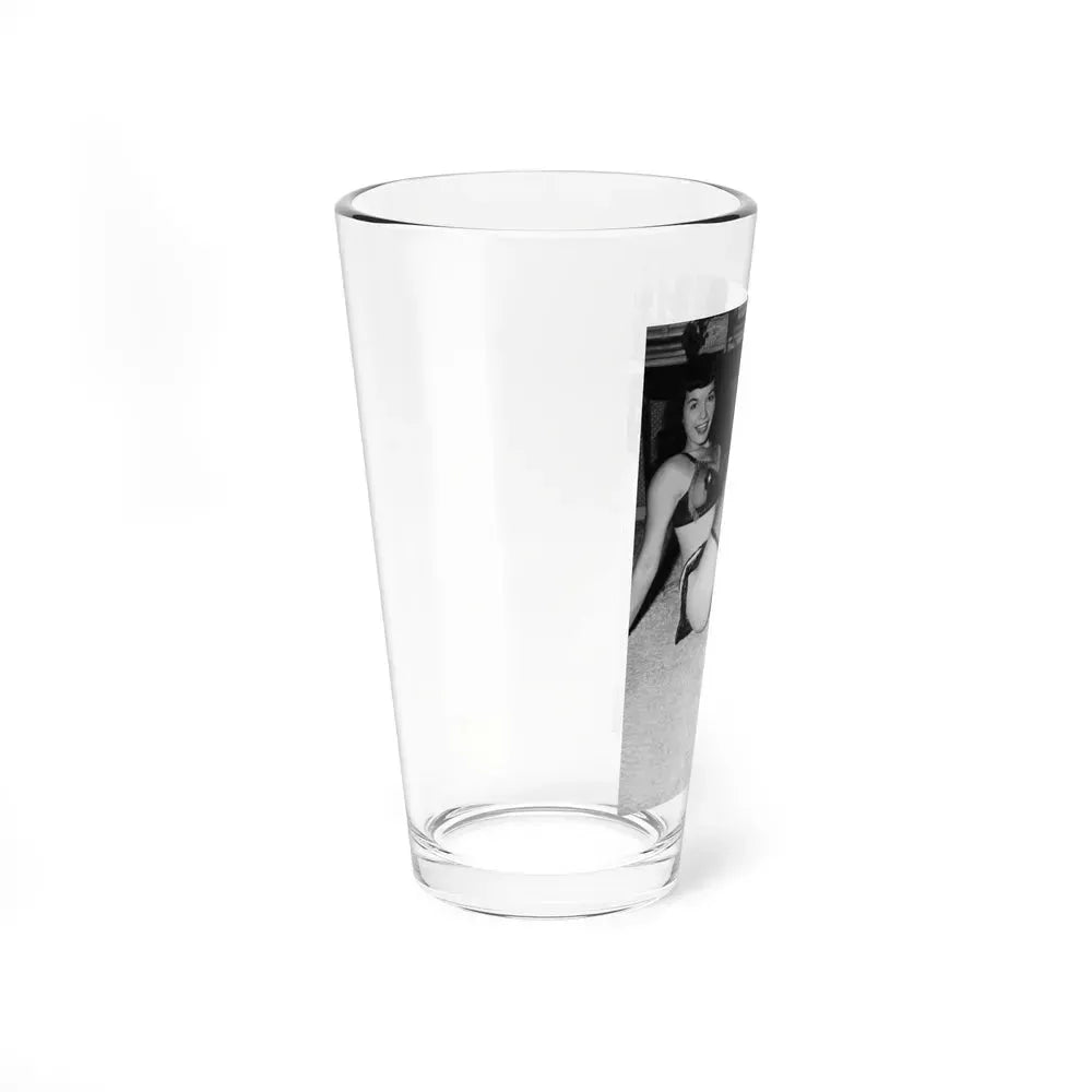 Bettie Page #791 (Vintage Female Icon) Pint Glass 16oz - Go Mug Yourself
